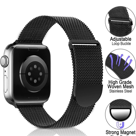 Apple Watch Band 38/40MM Black - Picture 2 of 9